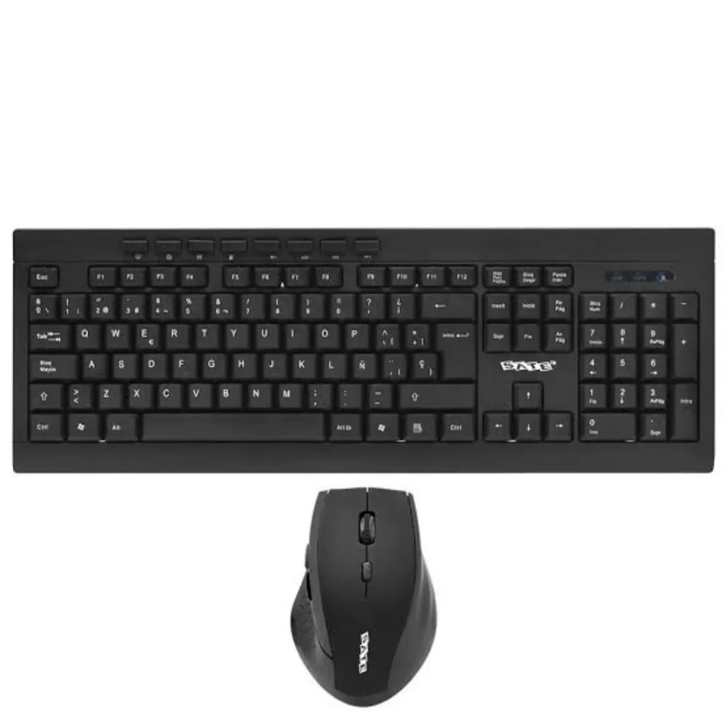 Teclado y Mouse SATE AK-726G Inalámbrico Español
